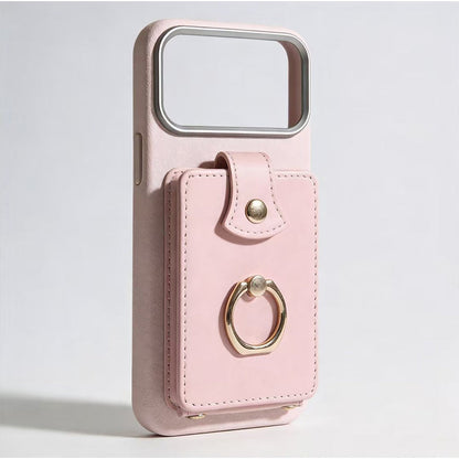Magnetic Wallet Case with Ring Stand
