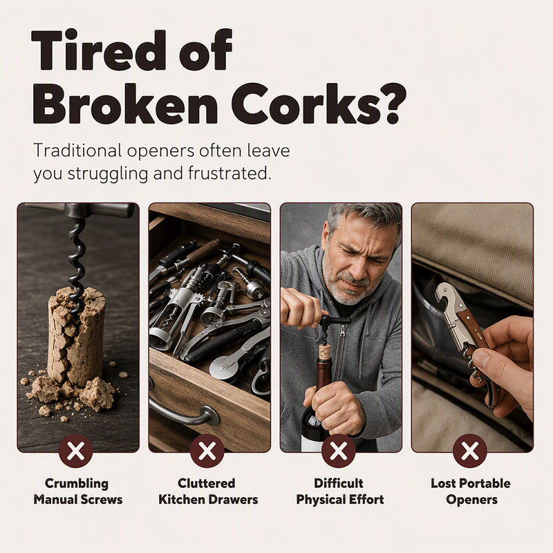 Vintage Wall-Mounted Horseshoe Wine Opener