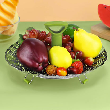 🍲Stainless Steel Expandable Steamer Basket