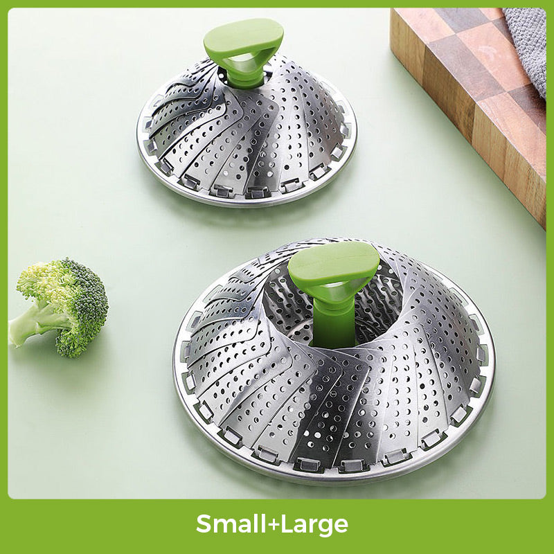 🍲Stainless Steel Expandable Steamer Basket