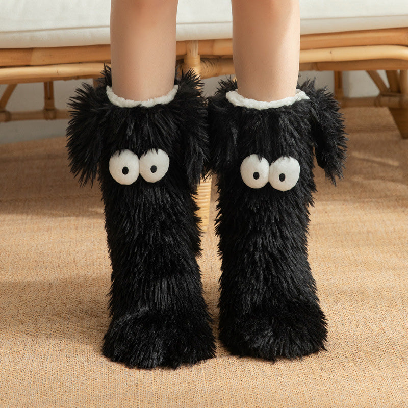 Women's Winter Cozy Non-Slip Home Socks