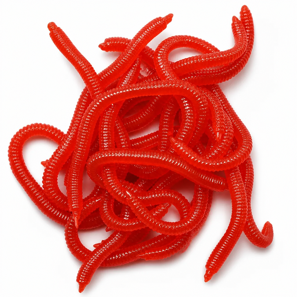 ⏳Time-Limited Special⏰Simulation Earthworm Soft Fishing Lures – Scented, Lifelike, Durable 🌊