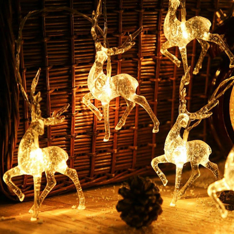 Christmas LED Reindeer String Lights