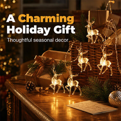 Christmas LED Reindeer String Lights
