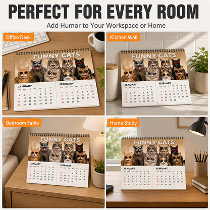 2027 Funny Cats Wall Calendar