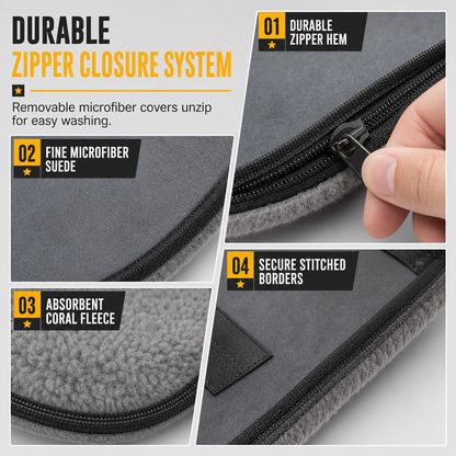 🚗Car Windshield Cleaning Brush – Extended Long Handle Double-Sided Window Cleaner, Reach Deep Corners, 4 Kit Options for Interior Auto Glass
