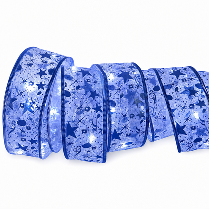 Christmas Tree Ribbon String Lights