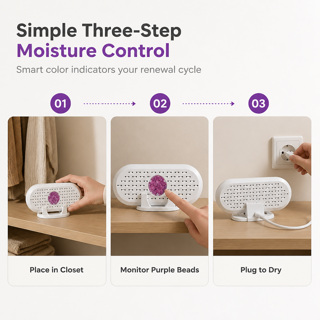 ⏳LIMITED-TIME 50% OFF!⏰Mini Reusable Household Dehumidifier