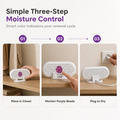 ⏳LIMITED-TIME 50% OFF!⏰Mini Reusable Household Dehumidifier