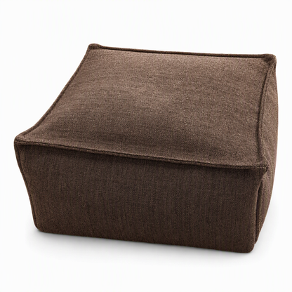 🛋️🧶 Boho Storage Ottoman Pouf Cover – fill with clothes & blankets, supports 220 lbs, washable canvas. Tidy & cosy! 🏠✅