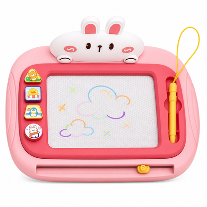 ✨🎨 Kids Magnetic Drawing Board – Pen & 4 stamps included ✨