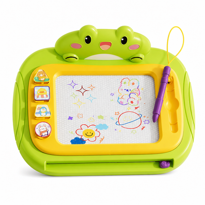 ✨🎨 Kids Magnetic Drawing Board – Pen & 4 stamps included ✨