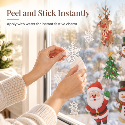 Christmas PVC Static Window Clings