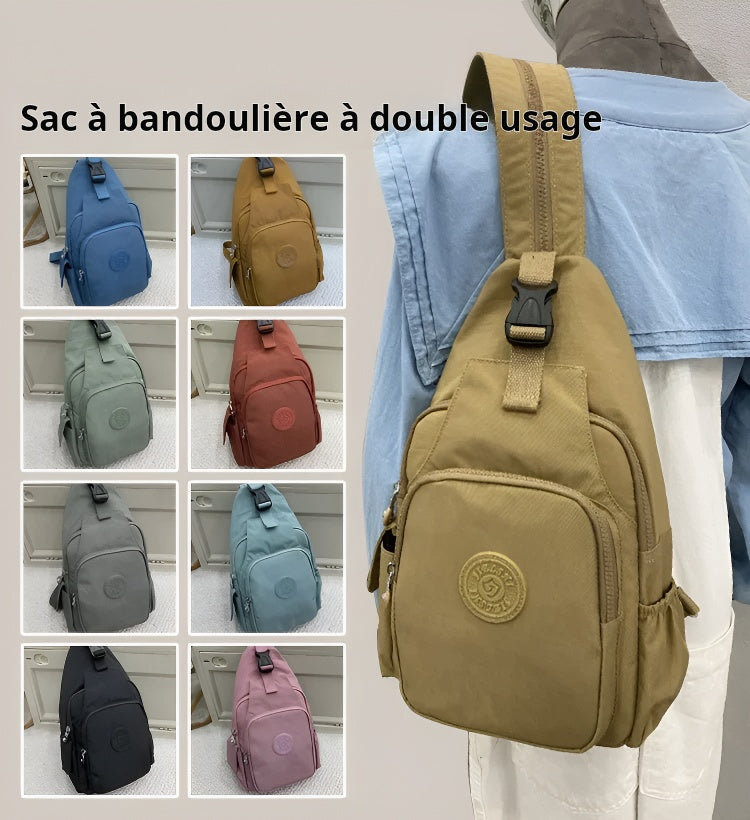 Sac à dos double usage 2 en 1 pour femme